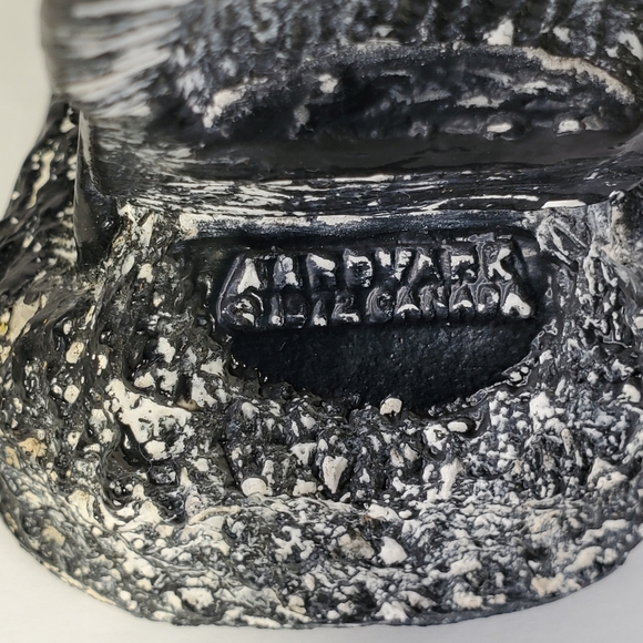 Vintage Aardvark Soapstone Covered Wagon Oxen Pioneer Sculpture - Picture 7 of 9